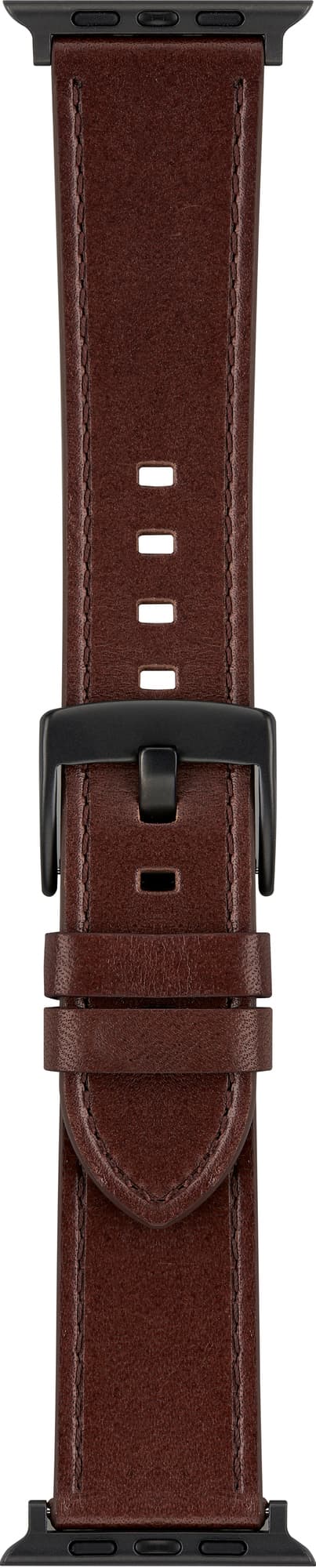Sandstrøm Apple Watch lærrem 42/44/45/49 mm (brun)