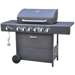 Nordic Season Meteor 6+1B gasgrill GG501702 (sort)