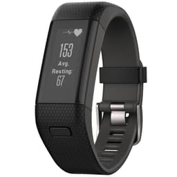 Garmin Vívosmart HR+GPS aktivitetsarmbånd (sort)