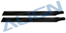 HD420HT 425 Carbon Fiber Blades Flybarless -Black
