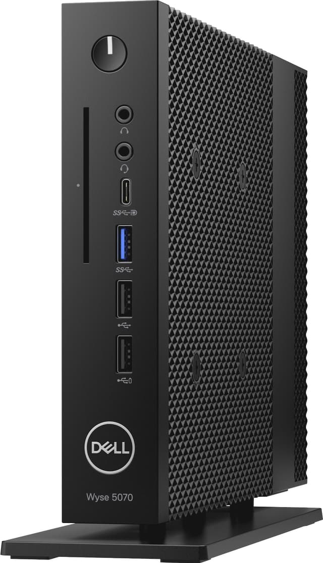 Dell Wyse 5070 Windows 10 IoT tynd klientcomputer (sort)