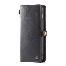 Samsung Galaxy S10 CASEME Split Læder Pung Taske+Aftageligt Cover - Sort