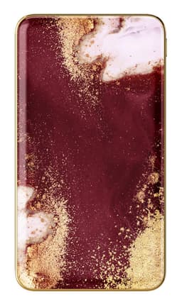Ideal Of Sweden Power Bank - Golden Burgundy Marble