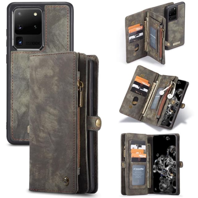 Samsung Galaxy S20 Ultra CASEME Irrotettava 2-in-1 kotelo - Harmaa