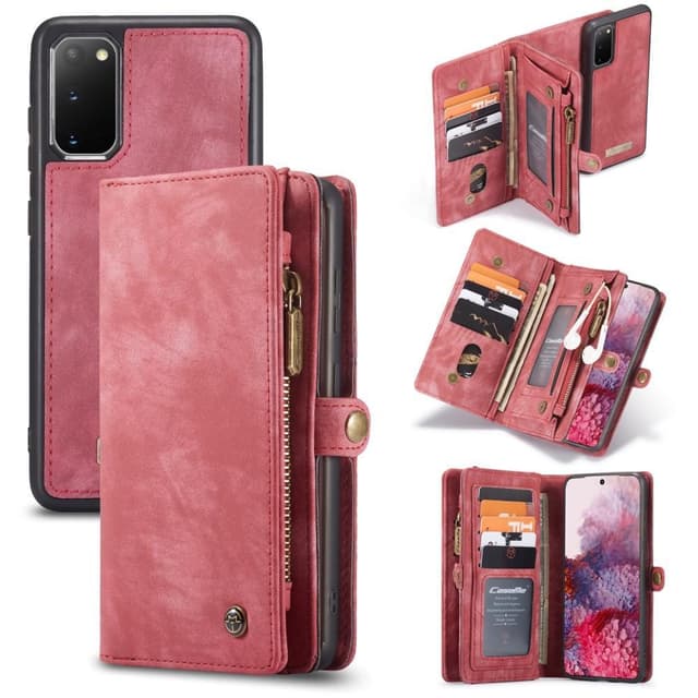 Samsung Galaxy S20 CASEME Irrotettava 2-in-1 kotelo - Punainen