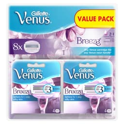 Gillette Venus Breeze barberblade værdipakke