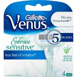 Gillette Venus Embrace Sensitive barberblader 4 pk