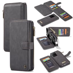 CASEME Samsung Galaxy S20 Ultra Retro Lær Lommebok-deksel - Grå