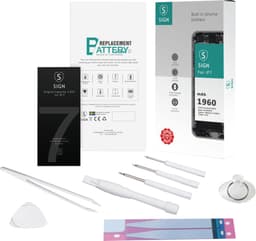 SiGN iPhone 7 vaihtoakku ja tarvikkeet