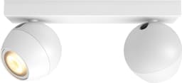 Philips Hue White Ambiance Buckram spotlysskinne (hvit/2x 5,5 W GU10)