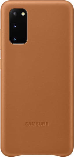 Samsung Galaxy S20 nahkainen suojakuori (ruskea)