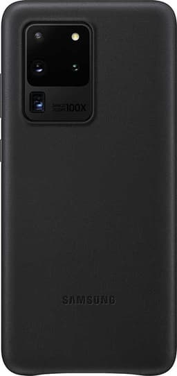 Samsung Galaxy S20 Ultra lædercover (sort)