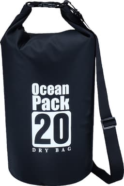 Hello Dry Bag 20L vedenpitävä pakkauspussi (musta)