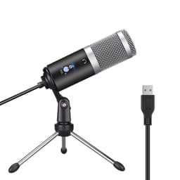 NÖRDIC USB Bordsmikrofon med stativ för broadcasting, Podcast och gaming PC och Mac