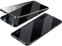 Mobildeksel med dobbeltsidig herdet glass Xiaomi Redmi Note 8 - Svart