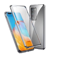 Kannettava kansi, kaksipuolinen karkaistu lasi - Huawei P40 Pro - Hopea