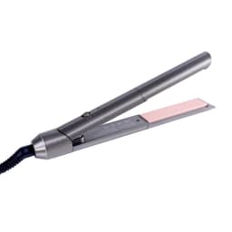 2-i-1 tang og krøllejern - sort og lyserød