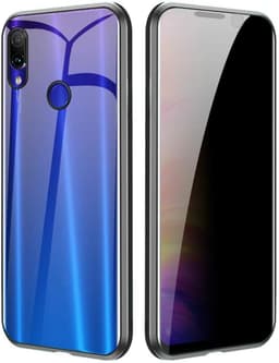 Mobildeksel med dobbeltsidig herdet glass - XiaoMi 8 - Svart