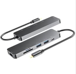 USB-C Multiport-adapter - 4K HDMI, PD, USB3.0, SD-kort