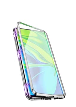 Mobildeksel med dobbeltsidig herdet glass - Xiaomi 10 - Sølv