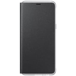 Samsung Galaxy A8 2018 Neon flip-cover (sort)