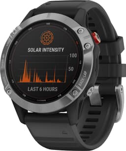 Garmin Fenix 6 Solar träningsklocka (silver)