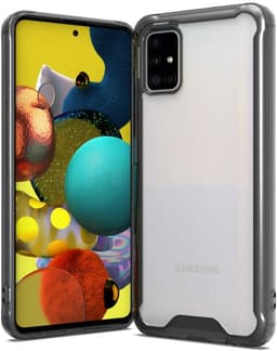 Samsung Galaxy A51 skal TPU sort / gennemsigtig