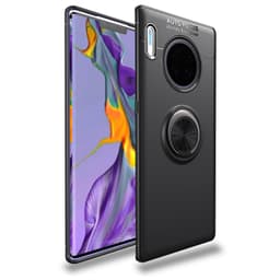 Huawei Mate 30 Pro -kotelo, jossa rengaspidike TPU musta