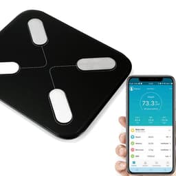 Personlig skala med Bluetooth og kropsfedtmåler