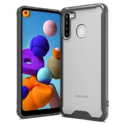 Samsung Galaxy A21 skall TPU svart / gjennomsiktig