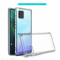 Läpinäkyvä matkapuhelinkuori Samsung Galaxy A81 / M60S / NOTE10 LITE -puhelimelle
