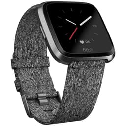 Fitbit Versa smartklokke (kullvevet/grafitt)