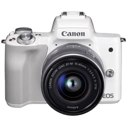 Canon EOS M50 kompaktkamera +15-45 IS STM obj. (hvit)