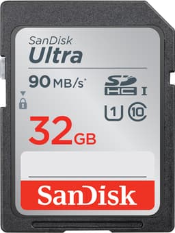 SanDisk Ultra SDHC/SDXC 32GB minneskort
