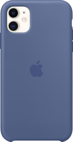 iPhone 11 silikondeksel (linblå)