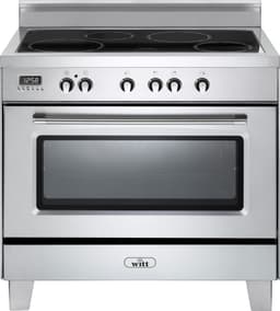 Witt frittstående induksjonskomfyr WICN90S-3 (stål)