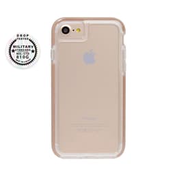 Beskyttende innvirkning bevis Gull/Klar iPhone SE / 8 / 7 deksel