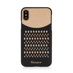 iPhone X deksel Lazer Cut Gull tilbake deksel