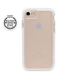 Beskyttende innvirkning bevis Hvit/Klar iPhone SE / 8 / 7 deksel