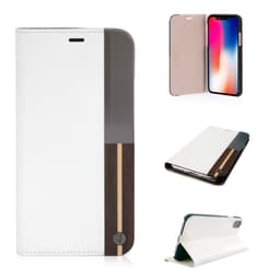 iPhone X deksel 50:50 Hvit Ash Folio tilbake deksel