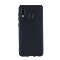 Samsung Galaxy A20 Nestemäinen silikoni Kotelo- Black