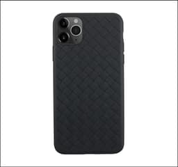 iPhone 11 Pro Max Kuvioitu kutomakuvio - Black