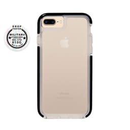 Beskyttende innvirkning bevis Svart/Klar iPhone 8 Plus / 7 Plus deksel