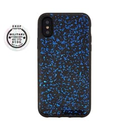Blå Glitter iPhone Xs / X etui