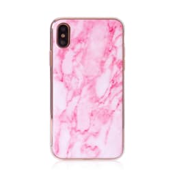 Street Range - iPhone X deksel Marble deksel rosa Sunrise