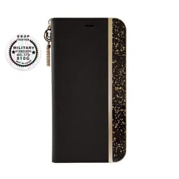 Tyylikäs Folio Musta iPhone Xs/X kuori