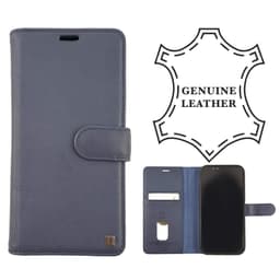 Musta Aito Nahka Folio iPhone Xs/X kuori