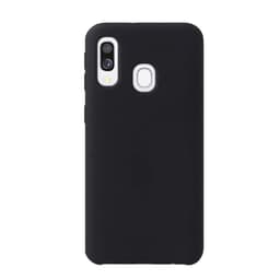 Samsung Galaxy A40 Flytende silikon deksel- Black