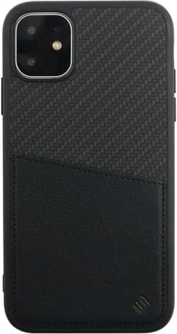 iPhone 11 Puhelinkotelo kortitaskulla - Black