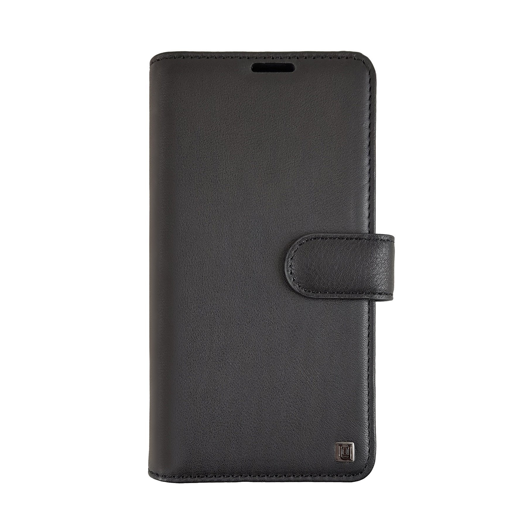 Äkta Läder Samsung Galaxy S10e 2 in 1 plånbok mobilskal - Black